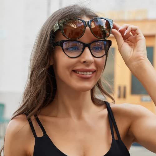 COMBO GAFAS DE SOL CAFE Y TRANSPARENTE
